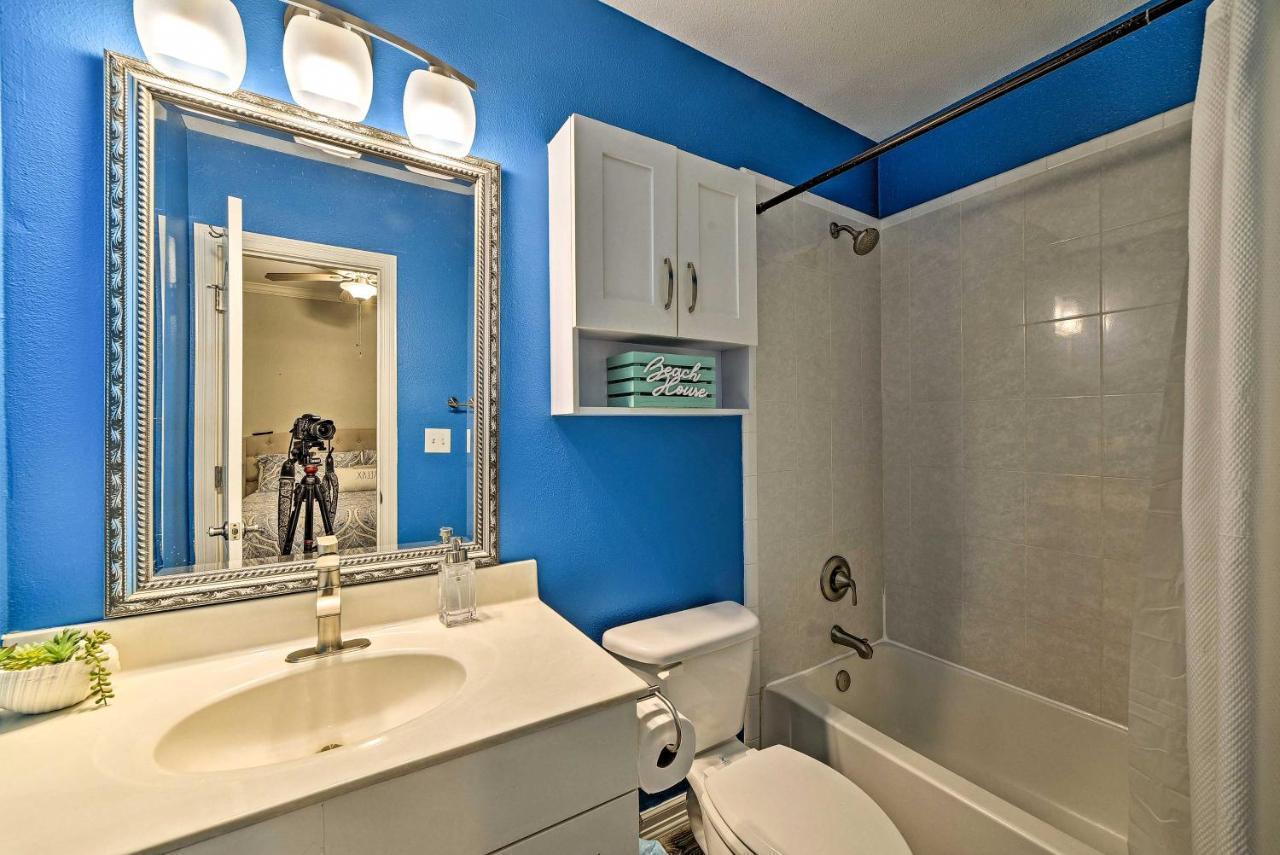 Modern Island Condo With Pool Steps To The Beach! South Padre Island Ngoại thất bức ảnh